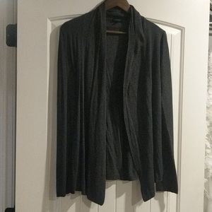 Express dark grey women's cardigan